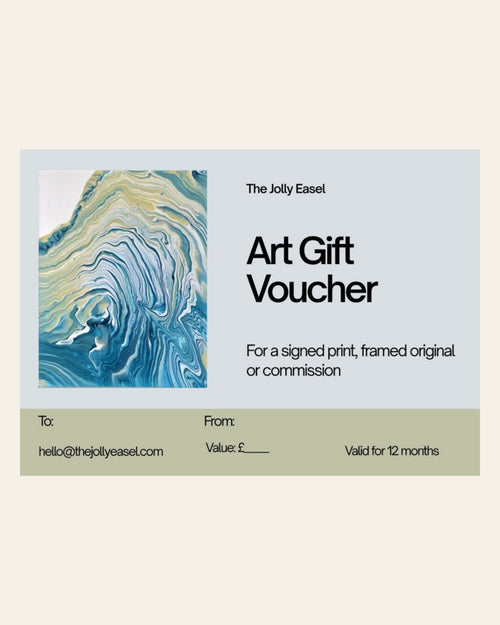 Art Gift Voucher card, The Gathering design