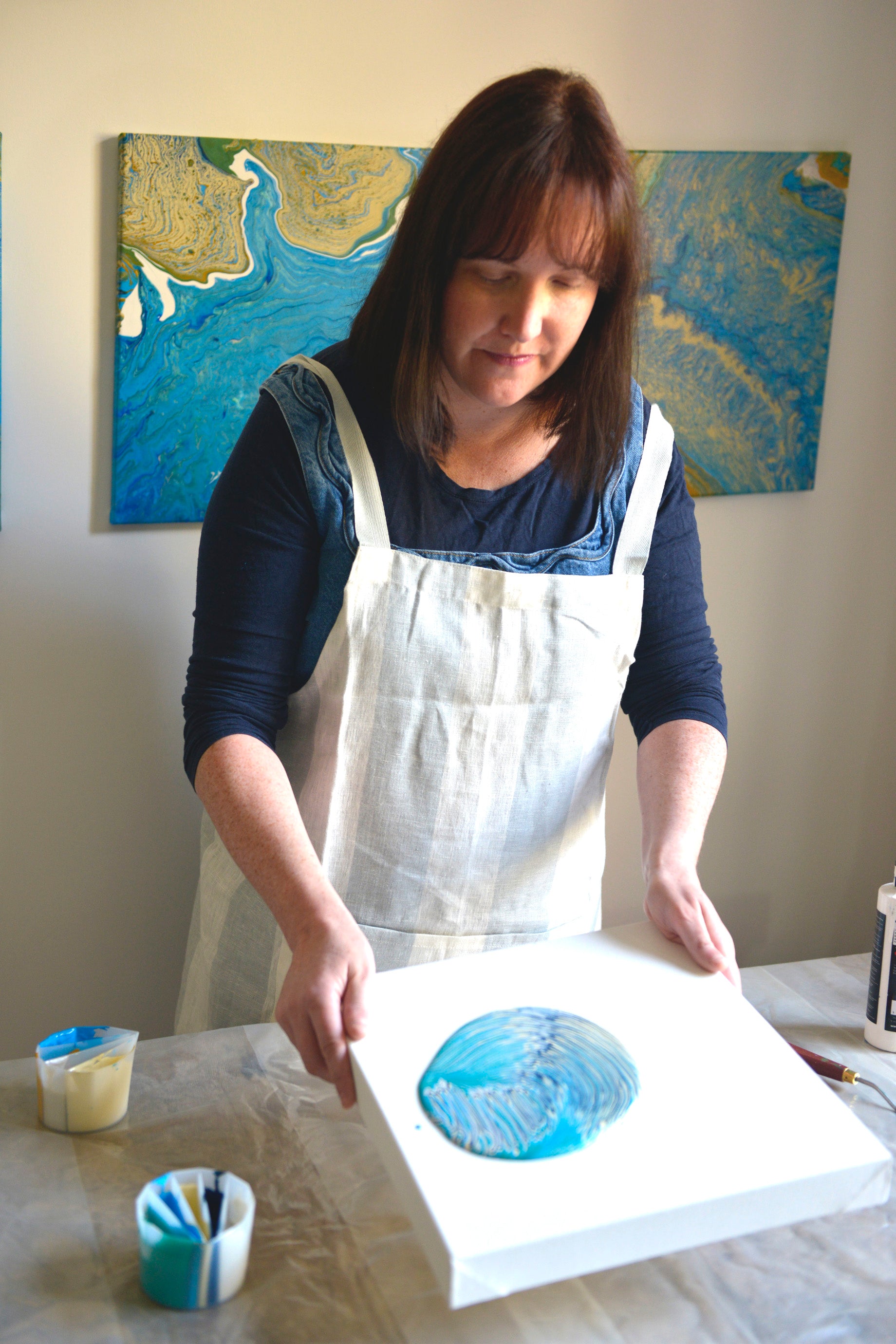 Paint Pouring Paint & Sip - 24th September 2026 - 19:30-21:30, Stamford.