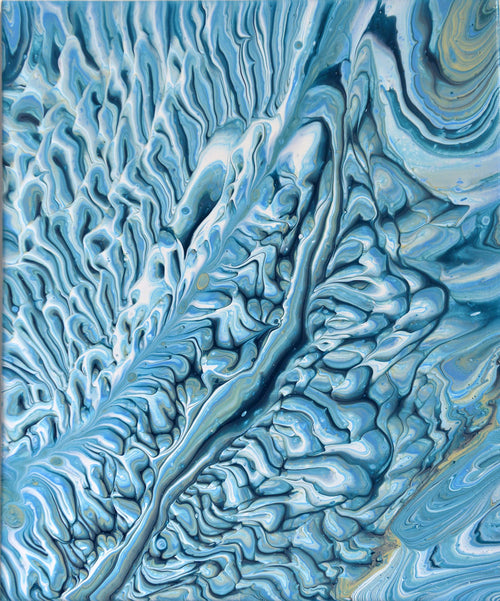 Gift voucher card, Magnolia Ice design